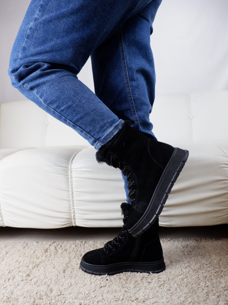 Ботинки женские зимние <RW128-020 ч/з>