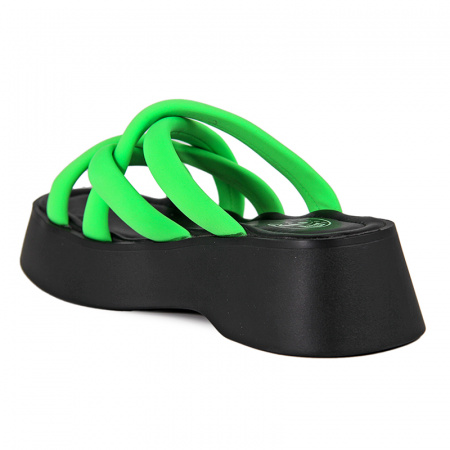 Сабо женские <AS6256-3= зеленый/к>