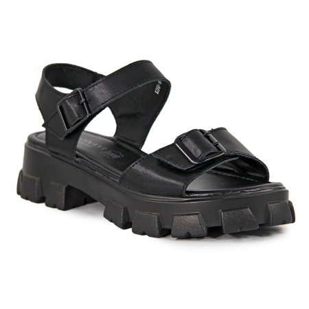 Сандалии женские <12F6-15-101= чер/к>