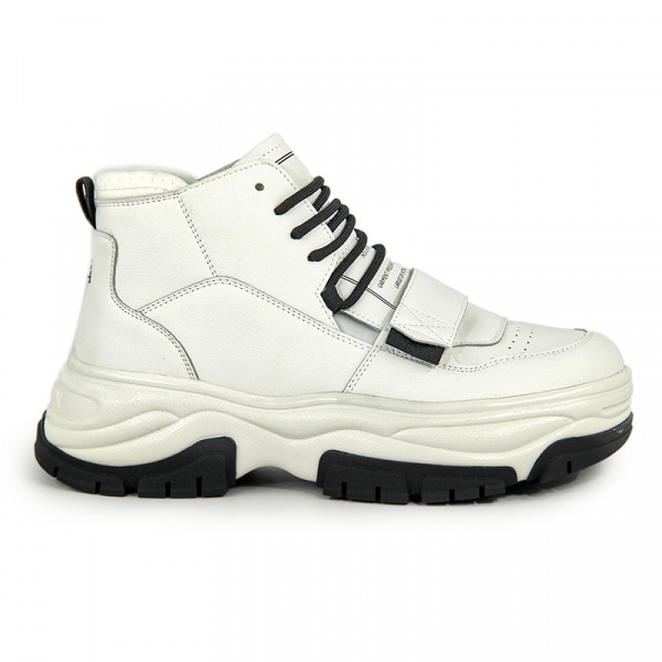 Кеды женские демис <8886-33= бел+чер/к>