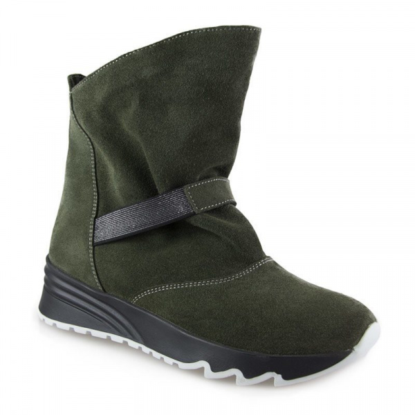 Угги женские зимние <616-11-33 зел/з>