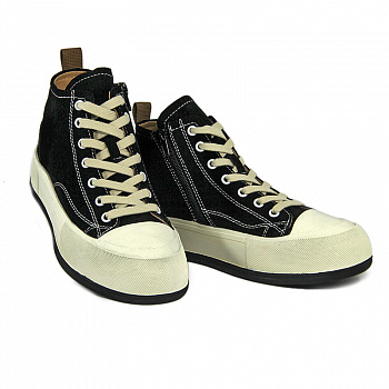 Кеды женские зимние <HY007M-1A-H= ч/з>