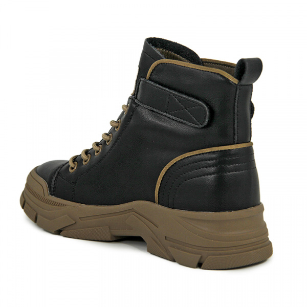 Кеды женские демис <01H-8885= черный/к>