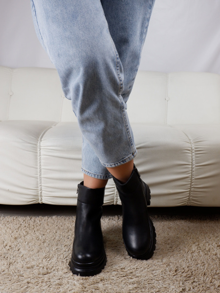 Ботинки женские зимние <SHV322-S632-G6 ч/к>