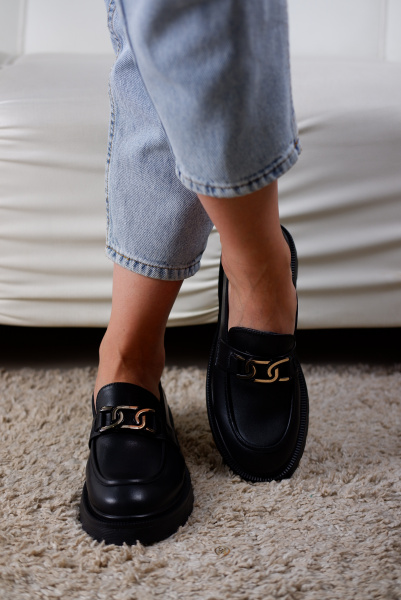 Лоферы женские <12R3-47-101= ч/к>