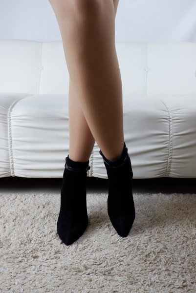 Ботильоны женские демис <PW2306-21102= чер/з>