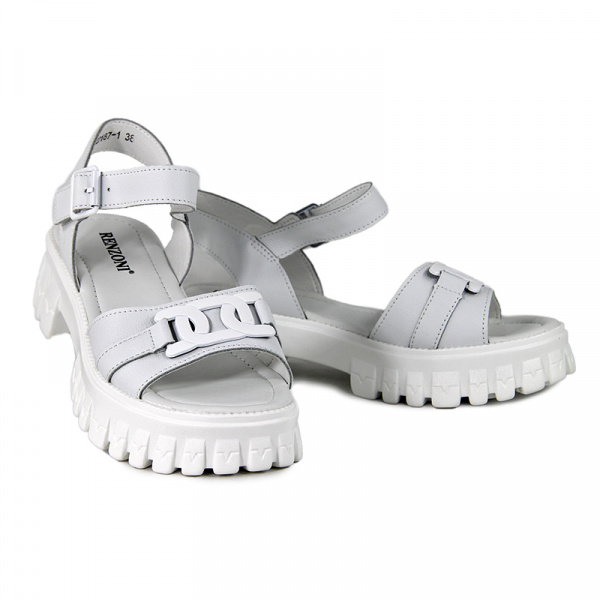 Сандалии женские <PED187-1 бел/к>