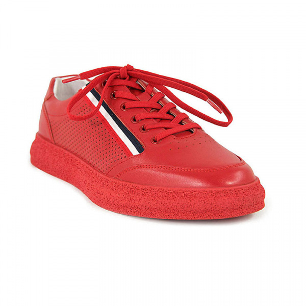 Кеды мужские <02-5021-10-3/12=красный/к>