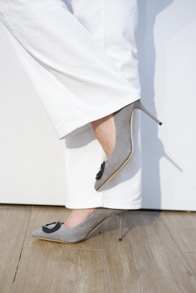 Туфли женские <1425-920D-R150= серы/з>