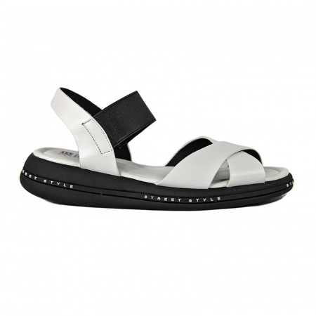 Сандалии женские <T143-010= бел/эко к>