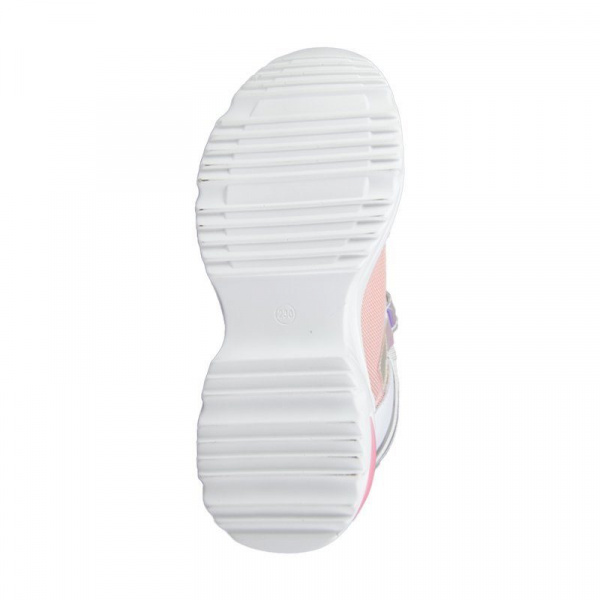 Кроссовки женские <A001 бел+роз/эко к+тек>