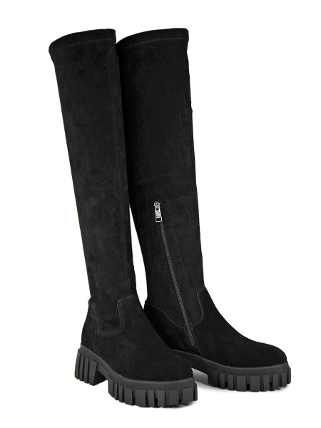 Ботфорты женские зимние <JN128-011 ч/з>