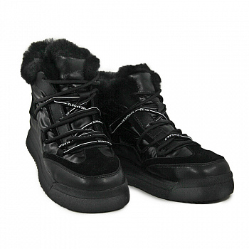 Ботинки женские зимние <SZ22003-3BPM/8= чер/к+т>