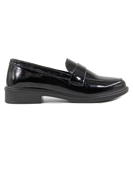 Лоферы женские <LT-24N5921-1L ч/нат лак к>