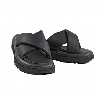 Сабо женские <AS6155-1= черный/к>