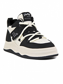 Кеды женские демис <B26299MH чер+беж/к>