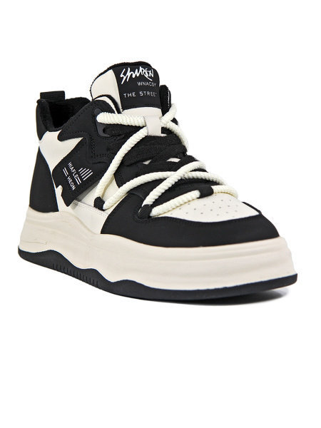 Кеды женские демис <B26299MH чер+беж/к>