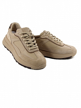 Кроссовки женские <K-YD-9980-5-70 беж/з+к>