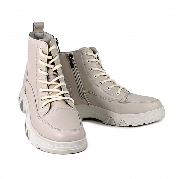 Кеды женские демис <22R6-28-120B= беж/к>