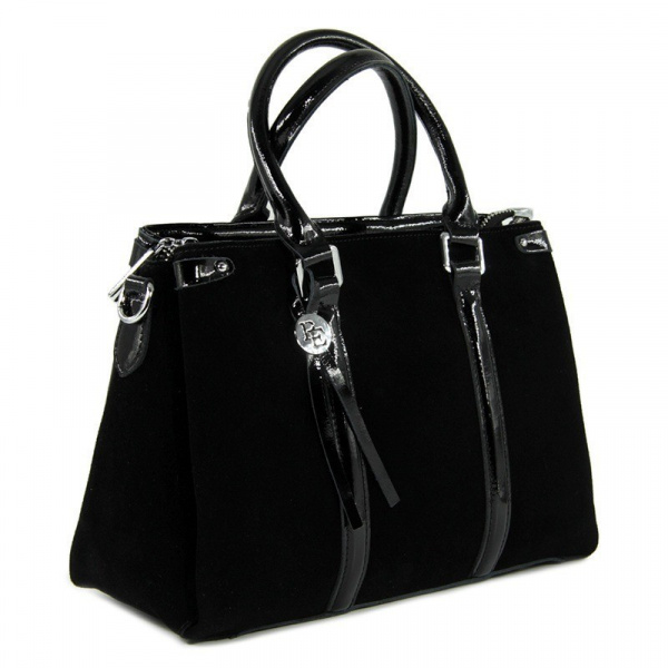 Сумка женская  <Y9523 ч/иск лак к+з>