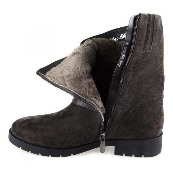 Полусапоги женские зимние <3F748H-1306-0C23G серы/з>