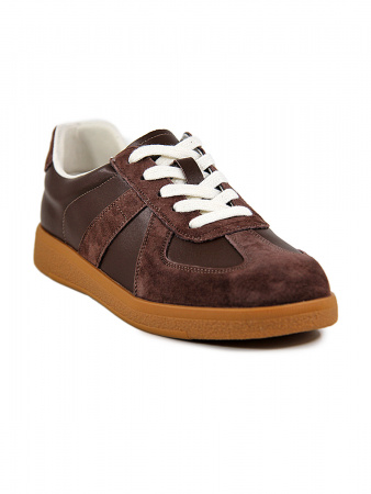 Кроссовки женские <BL-008-brown кор/к+з>