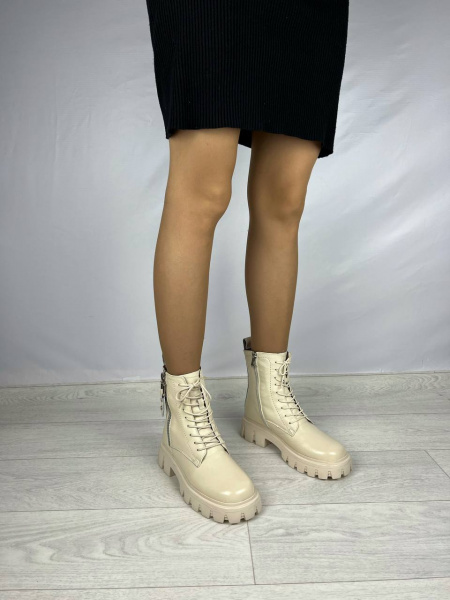 Ботинки женские зимние <DD5631BEPM/8= беж/к>