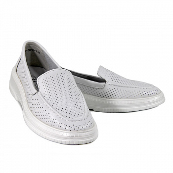 Лоферы женские <BF88-5010-1= бел/к>