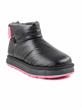 Дутыши женские зимние <6061-243 чер+роз/тек>