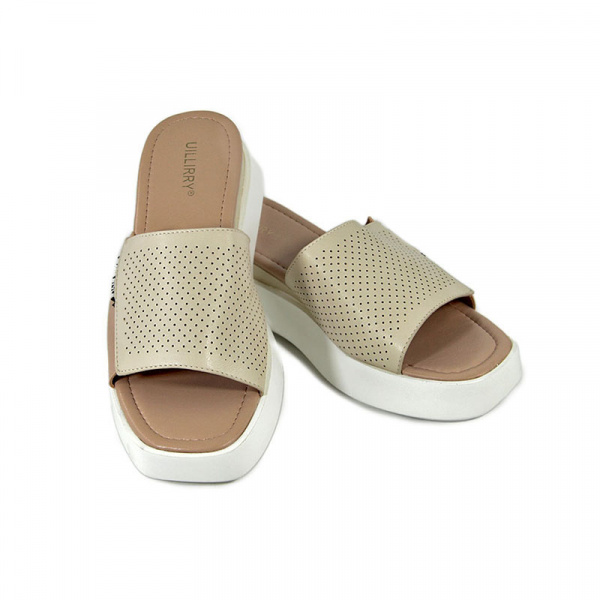 Сабо женские <FEY135-2= бежевый/эко к>