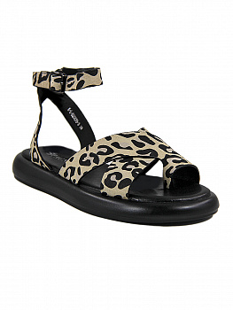 Сандалии женские <K-L-B25870-3 зел+чер/к>