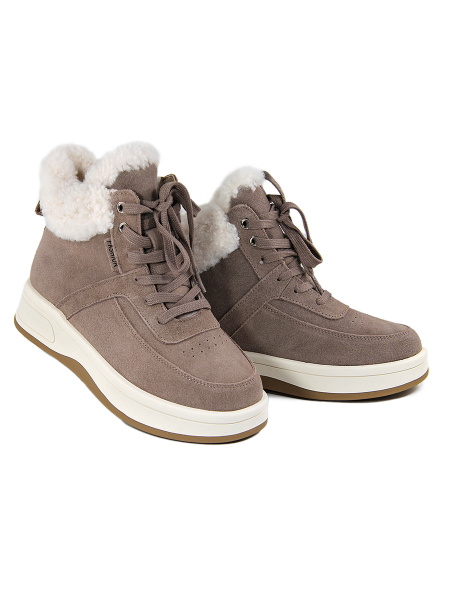 Ботинки женские зимние <JE325-013 беж/з>