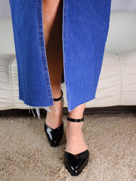 Туфли женские <N940-9632-59 ч/иск лак к>