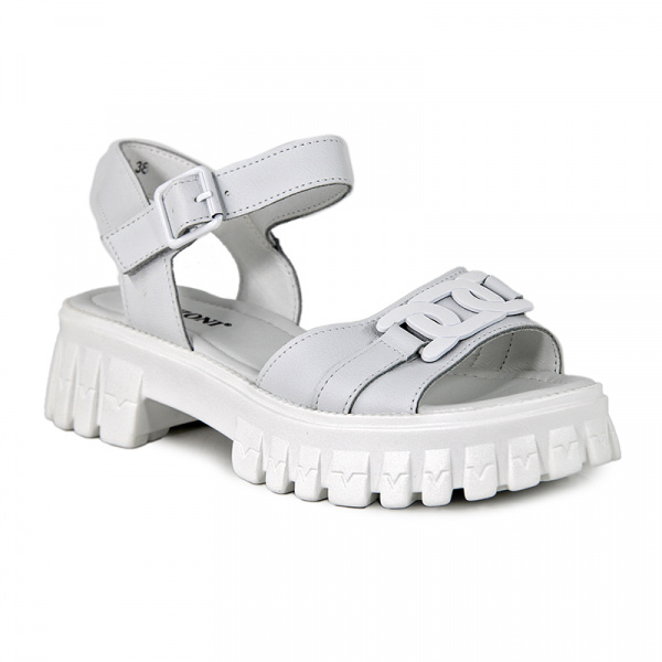 Сандалии женские <PED187-1 бел/к>
