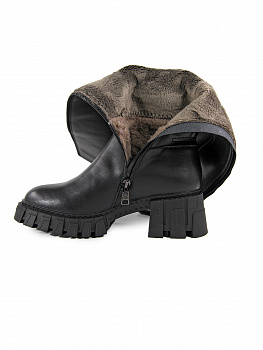 Ботфорты женские зимние <RQ302-040 ч/к>