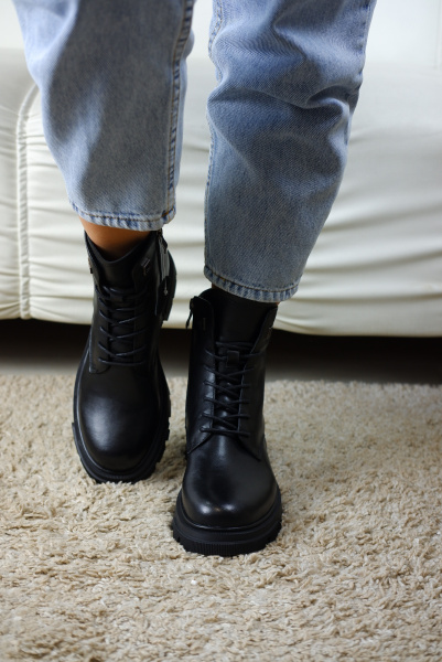 Ботинки женские демис <TPA-J3423-N2635 ч/к>