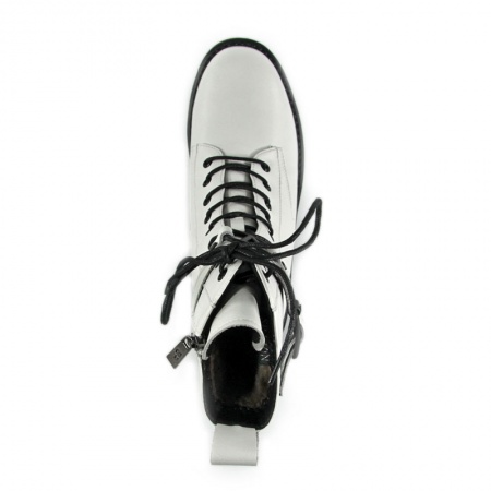 Ботинки женские зимние <X65PM-H407-1= бел/к>