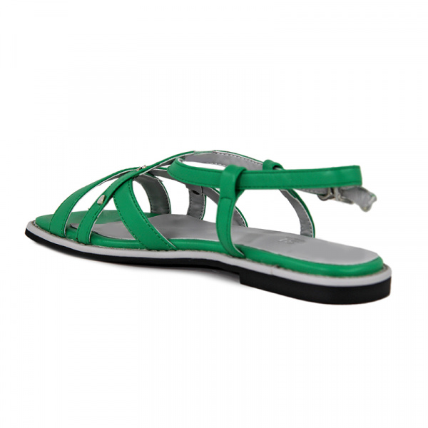 Сандалии женские <L187-L584-3 зел/к>