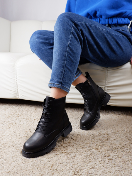 Ботинки женские зимние <RJ141-020 ч/к>