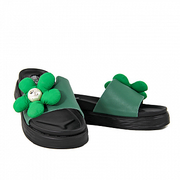 Сабо женские <YA8803-9= зел/к>