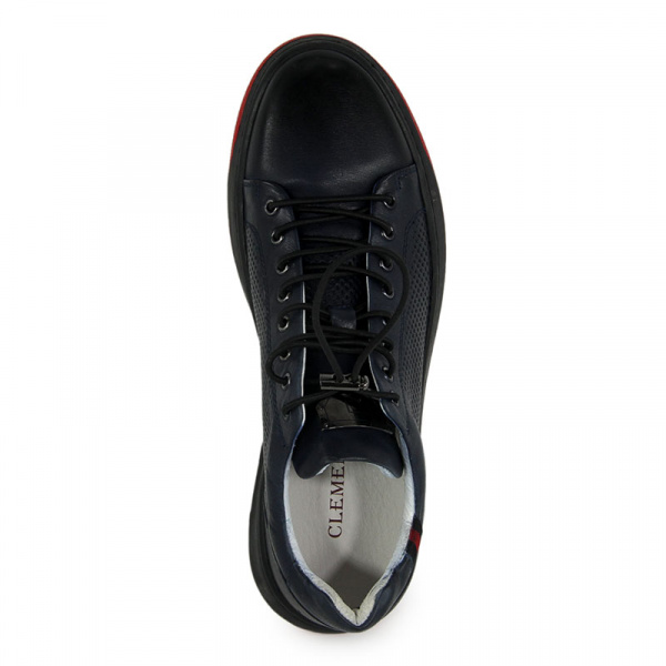 Кеды мужские с перфорацией <19-QA84B-68/81= син/к>