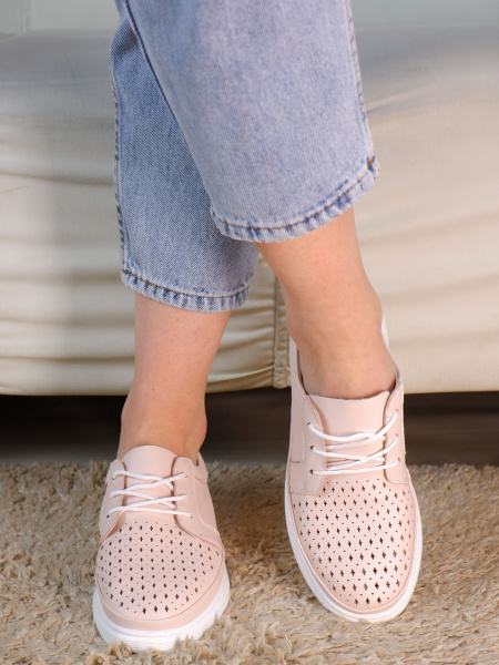 Полуботинки женские лето <FP094-010 роз/к>