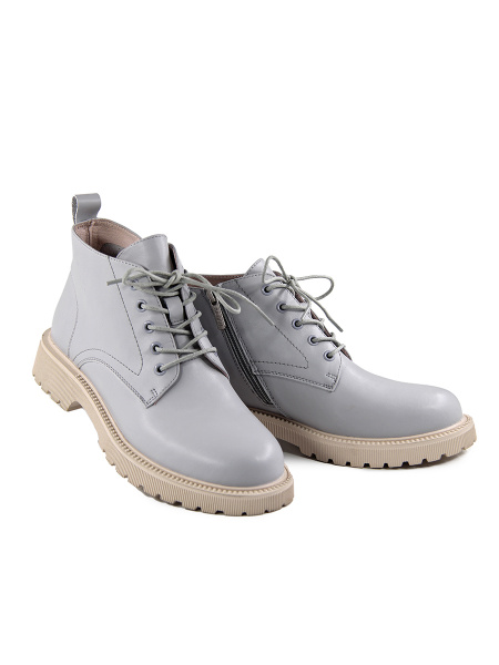 Ботинки женские демис <JM158-011 св-серы/к>