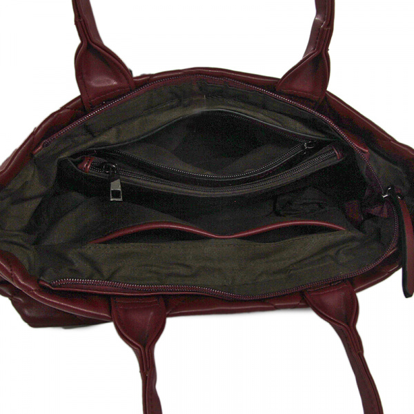 Сумка женская  <V0701 бордовый/эко к>