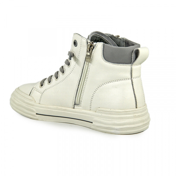 Кеды женские демис <22-9-MH1-R= мол+серы/к>