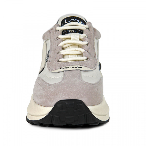 Кроссовки женские <Z2263-1= беж+чер/тек+э>