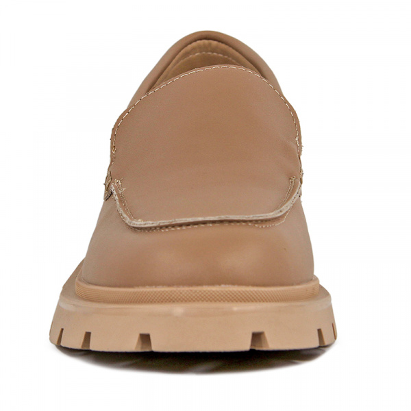 Лоферы женские <K-S-6956-5-70=темно-беж/к>