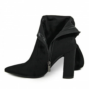 Ботфорты женские демис <R-H1771T-S3682-1 ч/тек>