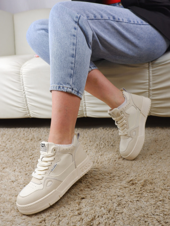 Кеды женские демис <B26186M беж/к>