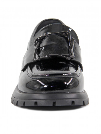 Лоферы женские <RH158-011 ч/нат лак к>